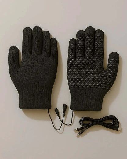 Heated Screen Gloves - Black