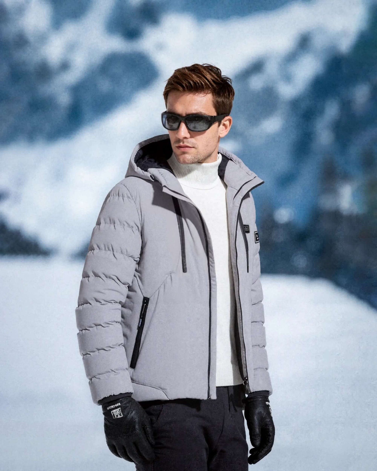 Men’s Heated Jacket with Hood