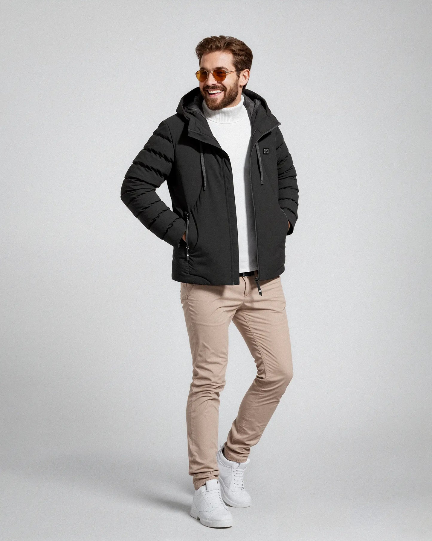 Men’s Heated Jacket with Hood