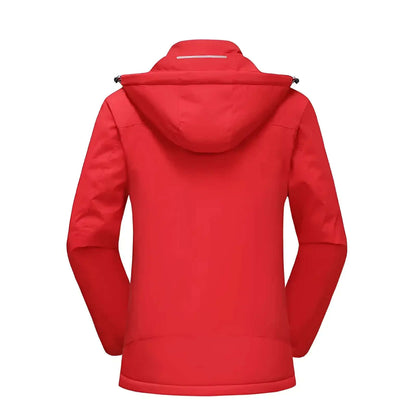 Women's Heated Jacket with Removable Hood-Skaadi