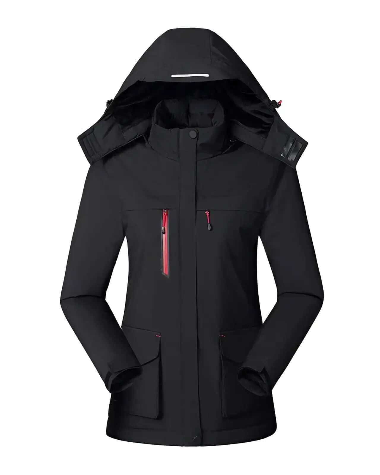 Women's Heated Jacket with Removable Hood-Skaadi
