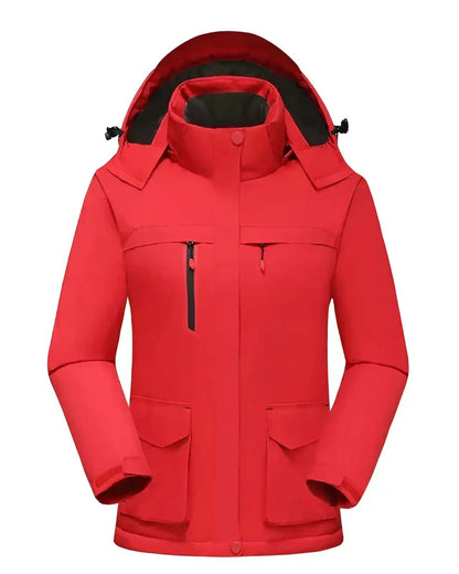 Women's Heated Jacket with Removable Hood-Skaadi