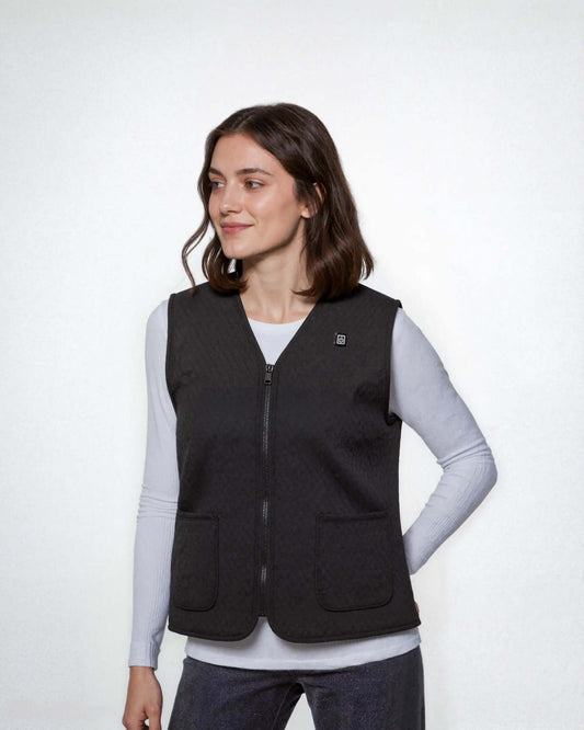 Women’s Thin Heated Vest - Black / XS